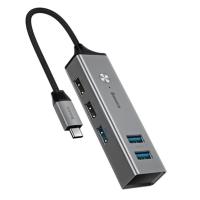 Baseus Cube Type-C to 3 USB 3.0, 2 USB 2.0 OTG HUB Çoğaltıcı
