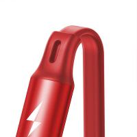 Baseus Fabric Makaralı 3in1 Type-C+iPhone+Mikro Usb Şarj Kablosu