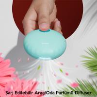 Baseus Flower Shell Portable Şarjlı Oda ve Araç Kokusu Parfümü/Diffuser
