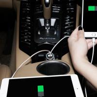 Baseus Golden Contactor Çift USB Çıkışlı 2.4A Araç Şarjı Başlık