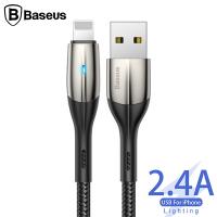 Baseus Horizontal iPhone XS,XR,iP7-iP8 2.4a USB Hızlı Şarj Kablosu