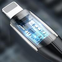 Baseus Horizontal iPhone XS,XR,iP7-iP8 2.4a USB Hızlı Şarj Kablosu