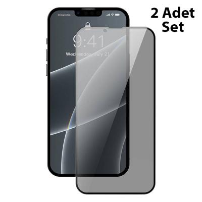 Baseus iPhone 13 Mini 0.23mm Gizli Full Ekran Koruyucu 2adet Set