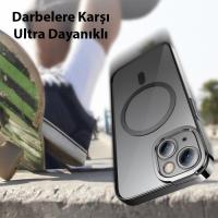 Baseus iPhone 14 Magsafe Silikon Kılıf+Tempered Ekran Koruma Seti