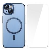 Baseus iPhone 14 Magsafe Silikon Kılıf+Tempered Ekran Koruma Seti