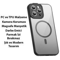 Baseus iPhone 14 Pro Kamera Koruma Magsafe Kılıf+Ekran Koruma Set