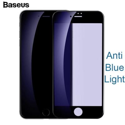 Baseus iPhone 7 Plus 3D Anti Blue Full Cam Ekran Koruyucu