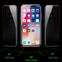 Baseus İPhone XR,İPhone 11 3d Anti-Peep Privacy Gizlili Cam Ekran Koruyucu