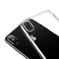 Baseus iPhone XS Max 6.5 Simple Şeffaf Gel Darbe Emici Silikon Kılıf