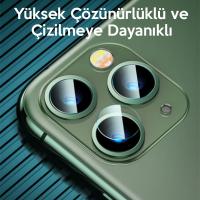 Baseus iPhone 11 Pro Max Temperli Kamera Lens Koruma Camı (2'li)