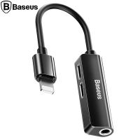 Baseus L52 3in1 Dual Lightning 3.5mm Kulaklık Dönüştürücü Adaptör