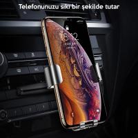 Baseus Metal Age Gravity CD Gözü Uyumlu Araç İçi Telefon Tutucu