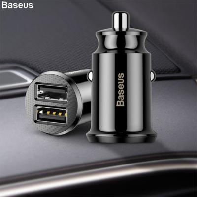 Baseus Grain Mini Dual USB 3.1A Max Hızlı Araç Şarjı Başlığı