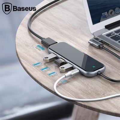 Baseus Multi-functional HUB (Type-C to 3xUSB3.0+HD4K+PD) Adaptör