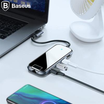 Baseus Multi-functional HUB Adaptör (Type-C to 3xUSB3.0+RJ45+HD4K+PD)