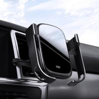 Baseus Rock-Solid Otomatik Kablosuz Araç Şarjı Telefon Tutucu 10W Wireless