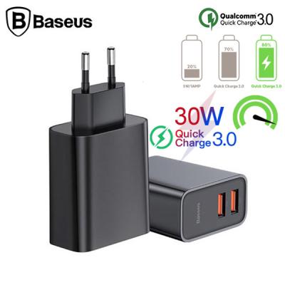 Baseus Speed Dual QC3.0 U+U 30W Hızlı Şarj Başlık CCFS-E01