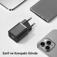 Baseus Super Si 20W PD Type-C Hızlı Şarj Adaptörü Şarj Kafası