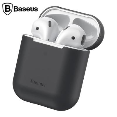 Baseus Super Thin AirPods 1-2 için Ultra İnce Soft Silikon Kılıf