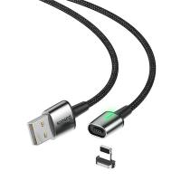 Baseus Zinc Magnetic USB Şarj Kablosu iPhone 11-7-8-X-XR 2.4A 1mt