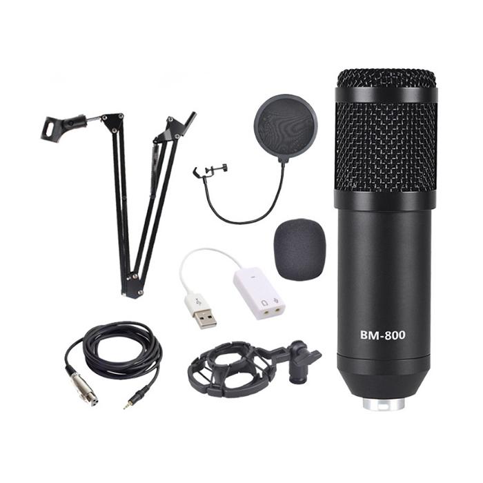 mikrofon seti stant pop filtre