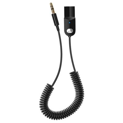 C002 Usb Bluetooth 5.0 Araç Kiti 3.5mm Jack Aux Kablo