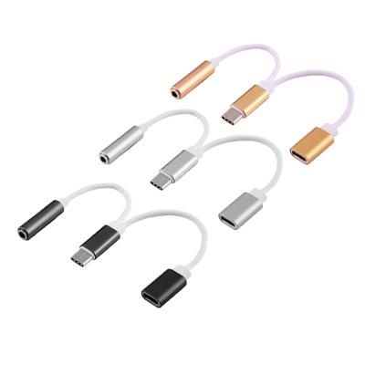 Dual USB 3in1 Type-C 3.5mm Aux Jack Kulaklık Dönüştürücü Kablo
