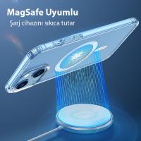 Dux Ducis Clin Mag iPhone 14 6.1 Magsafe Manyetik Silikon Kılıf