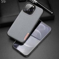 Dux Ducis Fino iPhone 13 Pro 6.1 Premium Dokuma Silikon Kılıf