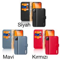 Dux Ducis iPhone 11 Pro 5.8 Mıknatıslı Cüzdanlı Deri Kılıf Hivo Series