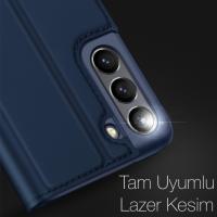 Dux Ducis Samsung Galaxy S21 FE Kapaklı Flip Cover Kılıf Skinpro