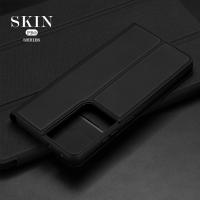 Dux Ducis Samsung Galaxy S21 Ultra Flip Cover Kılıf SkinPro Series