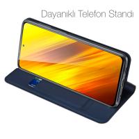 Dux Ducis Xiaomi Poco X3 Kapaklı Flip Cover Kılıf SkinPro Series
