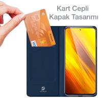 Dux Ducis Xiaomi Poco X3 Kapaklı Flip Cover Kılıf SkinPro Series