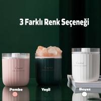 EZERE Taşınır Kablosuz Kristal Aromaterapi Hava Nemlendirici Işıklı