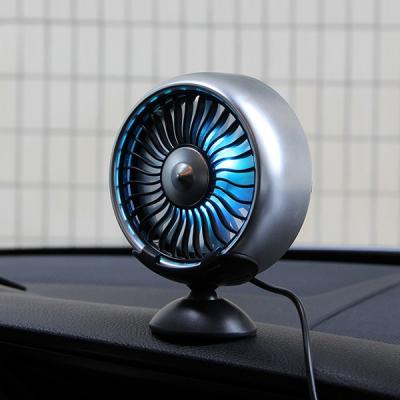 F102 Araç Torpido Üstü+Air Went Tutucu Mini Fan Vantilatör