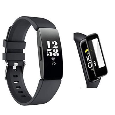 Fitbit Inspire 2 3D Kavisli PC+PMMA Full Ekran Koruyucu