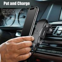 Full Otomatik Wireless Kablosuz 10W Hızlı Şarj Araç Tutucu