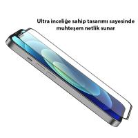 GOR iPhone 13 Pro 9D Tempered Full Cam Ekran Koruyucu Hardening