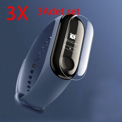 Gor Mi Band 3 Full Darbe Emici 3D Ekran Koruyucu 2 Üst 1 Alt Set
