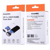 Haweel Diy 2x18650 İki Adet Batarya Konulabilir Powerbank