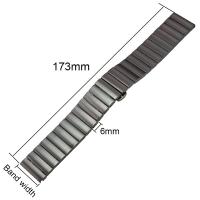 Huawei GT1-GT2 46mm Metal Paslanmaz Çelik Kordon Kayış