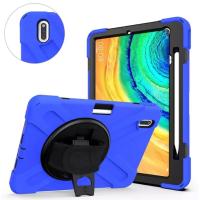 Huawei MatePad 10.4 Kılıf Shockproof 3 Katman Standlı Zırh Kılıf
