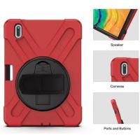 Huawei MatePad 10.4 Kılıf Shockproof 3 Katman Standlı Zırh Kılıf