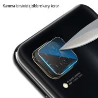 Huawei P40 Lite için Tempered Cam Kamera Lens Koruyucu