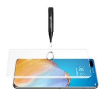 Huawei P40 Pro Full UV Liquid+UV Işık Kırılmaz Cam Ekran Koruyucu
