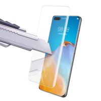 Huawei P40 Pro Full UV Liquid+UV Işık Kırılmaz Cam Ekran Koruyucu