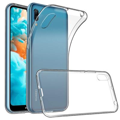 Huawei Y6 Pro 2019 Kılıfı Kamera Korumalı Şeffaf Silikon Kılıf
