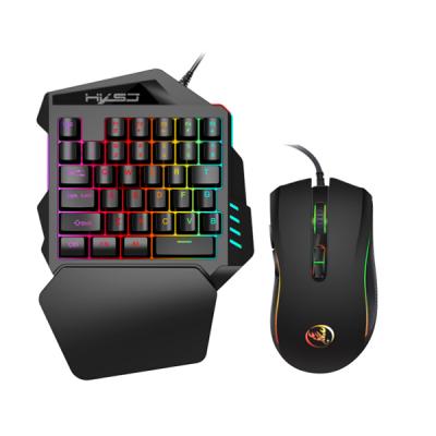 HXSJ V100+ A869 Gaming 7200 DPI 7 RGB Işıklı Oyuncu Klavye+Mouse