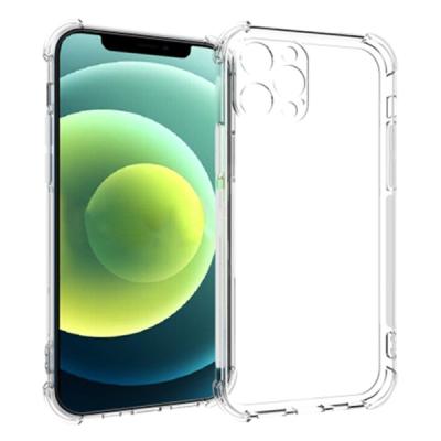 iPhone 12 Pro Max Anti-Drop Kamera Korumalı Şeffaf Silikon Kılıf